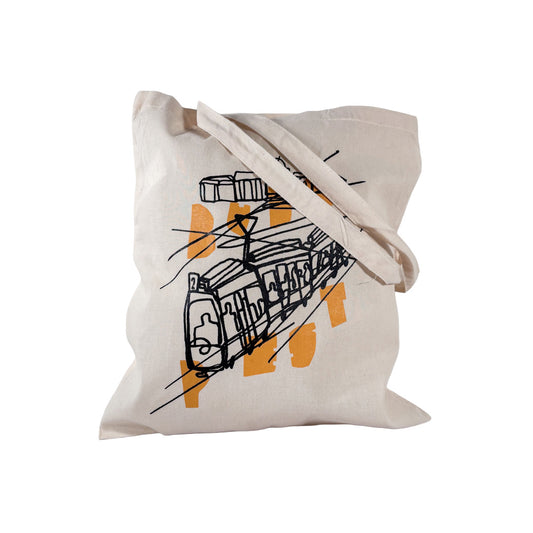 Eszter Kiss x Magma - Canvas bag - Tram no. 2 - off-white