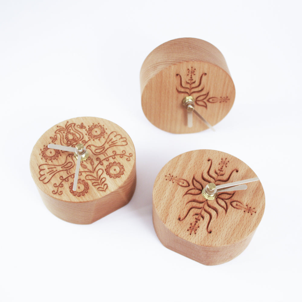 Wooden clock by Magma