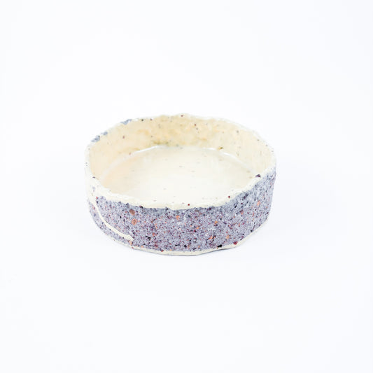 HYBRID - recycled porcelain bowl - yellow