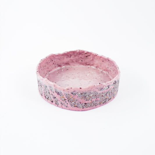 HYBRID - recycled porcelain bowl - pink