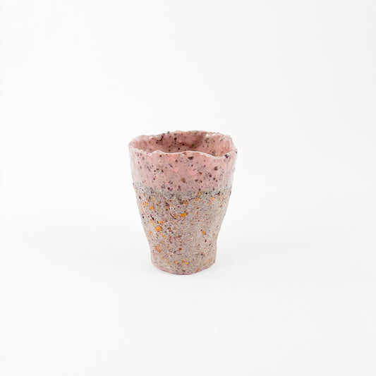 HYBRID - recycled porcelain cup - pink