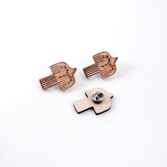 Magma x Júlia Csapó - Madár wooden pin