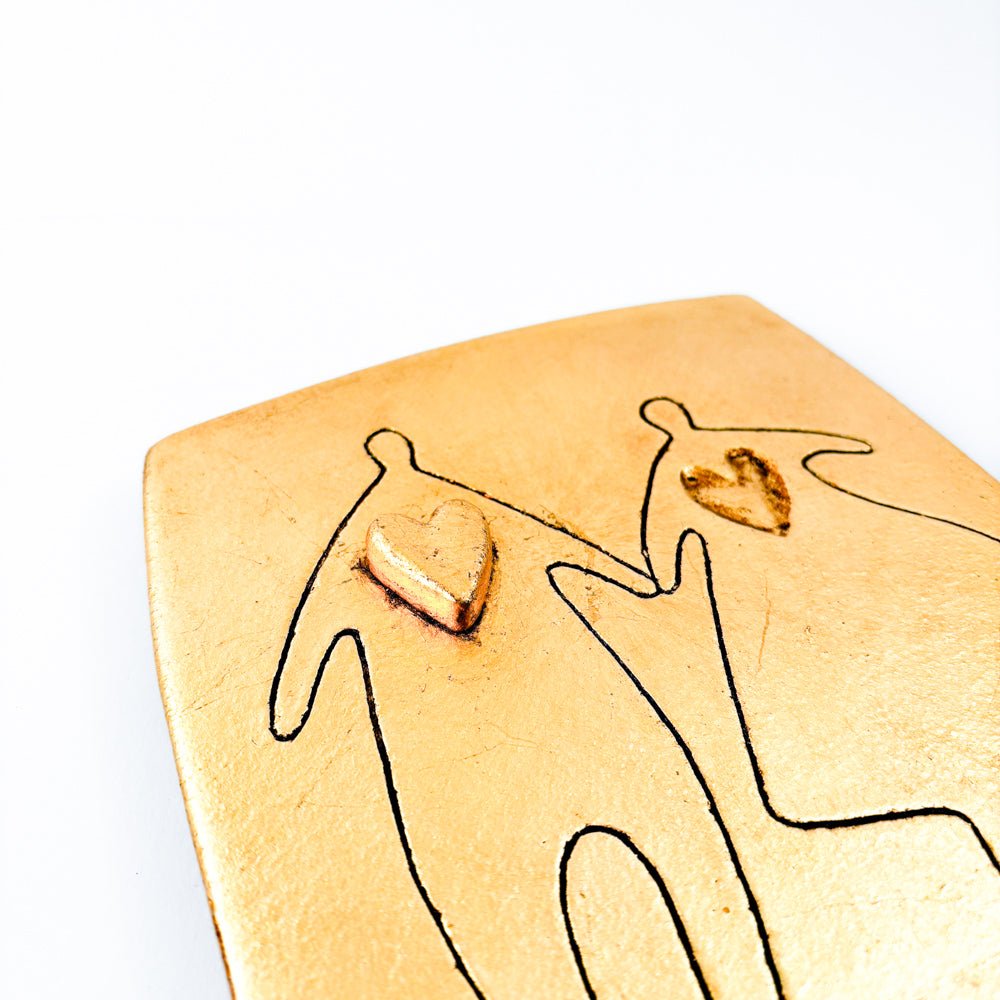 Ceramic picture 'in love'