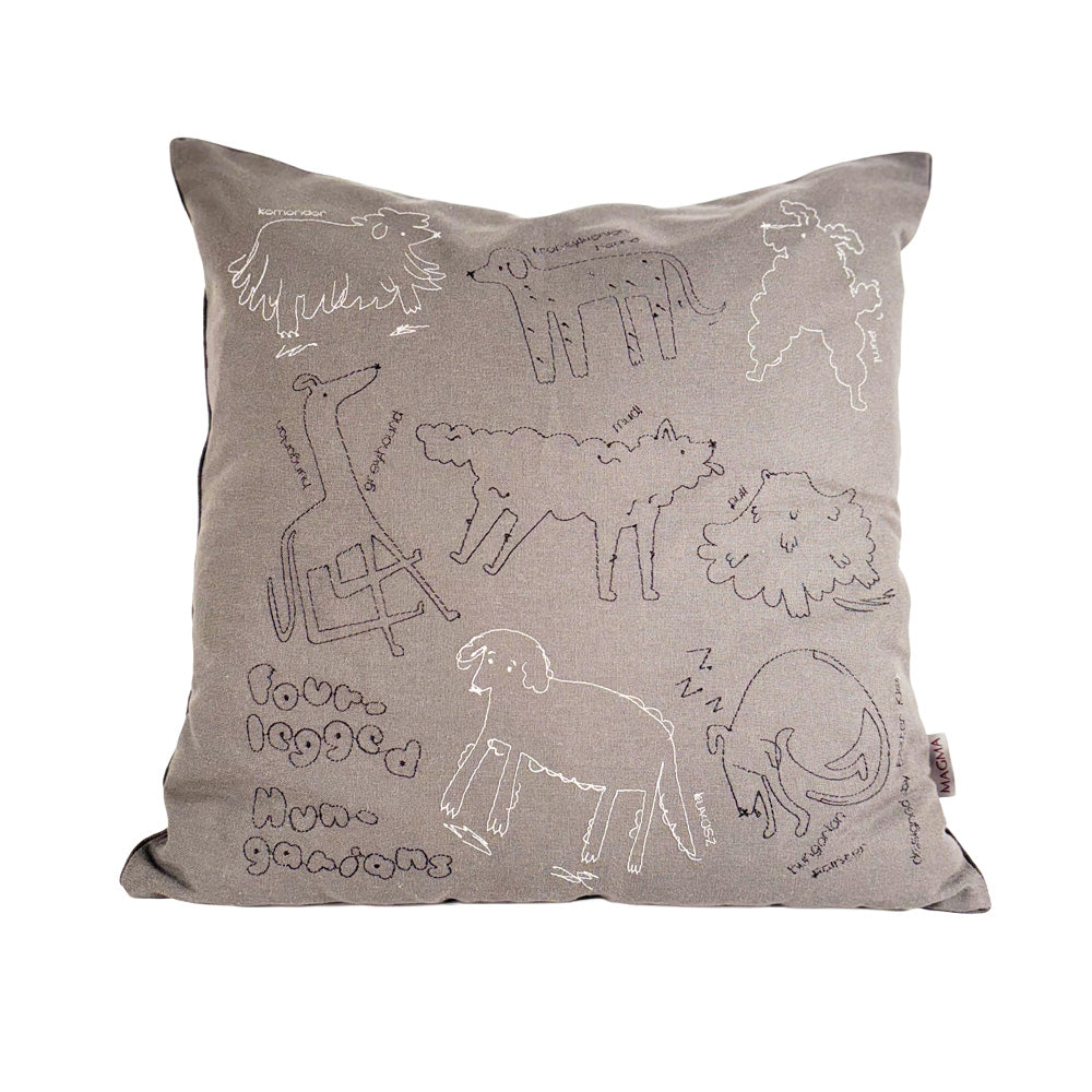 Cushion cover - Four-legged Hungarians