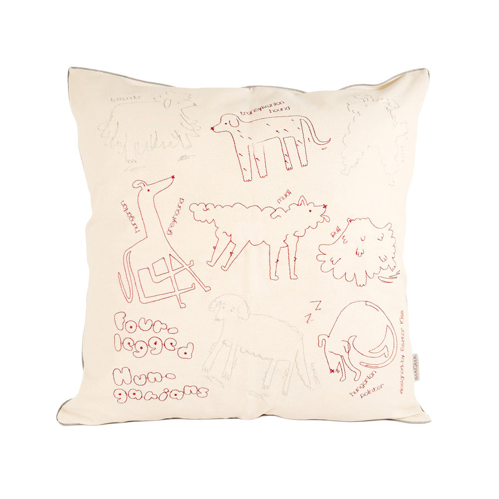 Cushion cover - Four-legged Hungarians