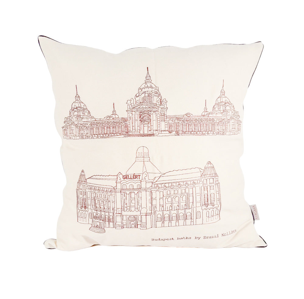 Cushion cover - Budapest Baths