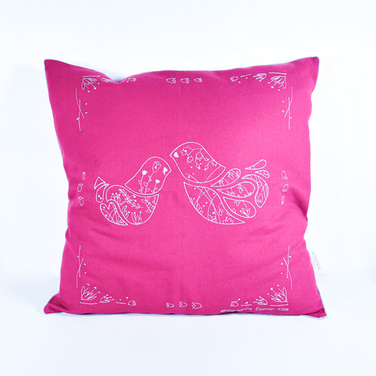 Cushion cover - "Gerlice" Love birds