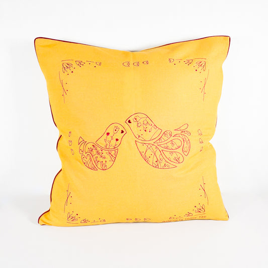 Cushion cover - "Gerlice" Love birds