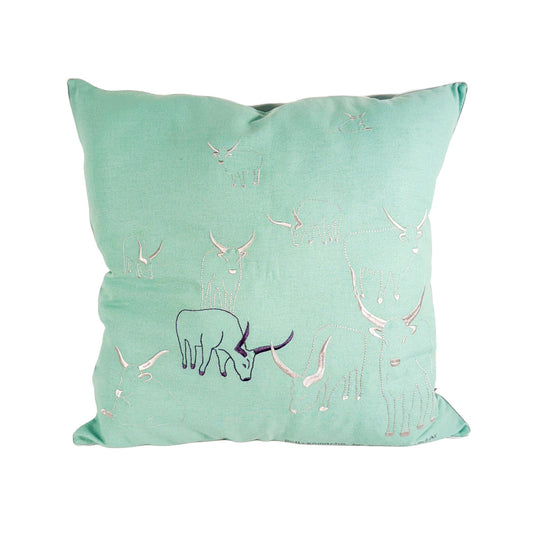 Cushion cover - Grey cattle