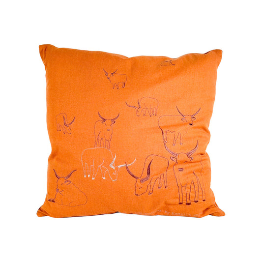 Cushion cover - Grey cattle