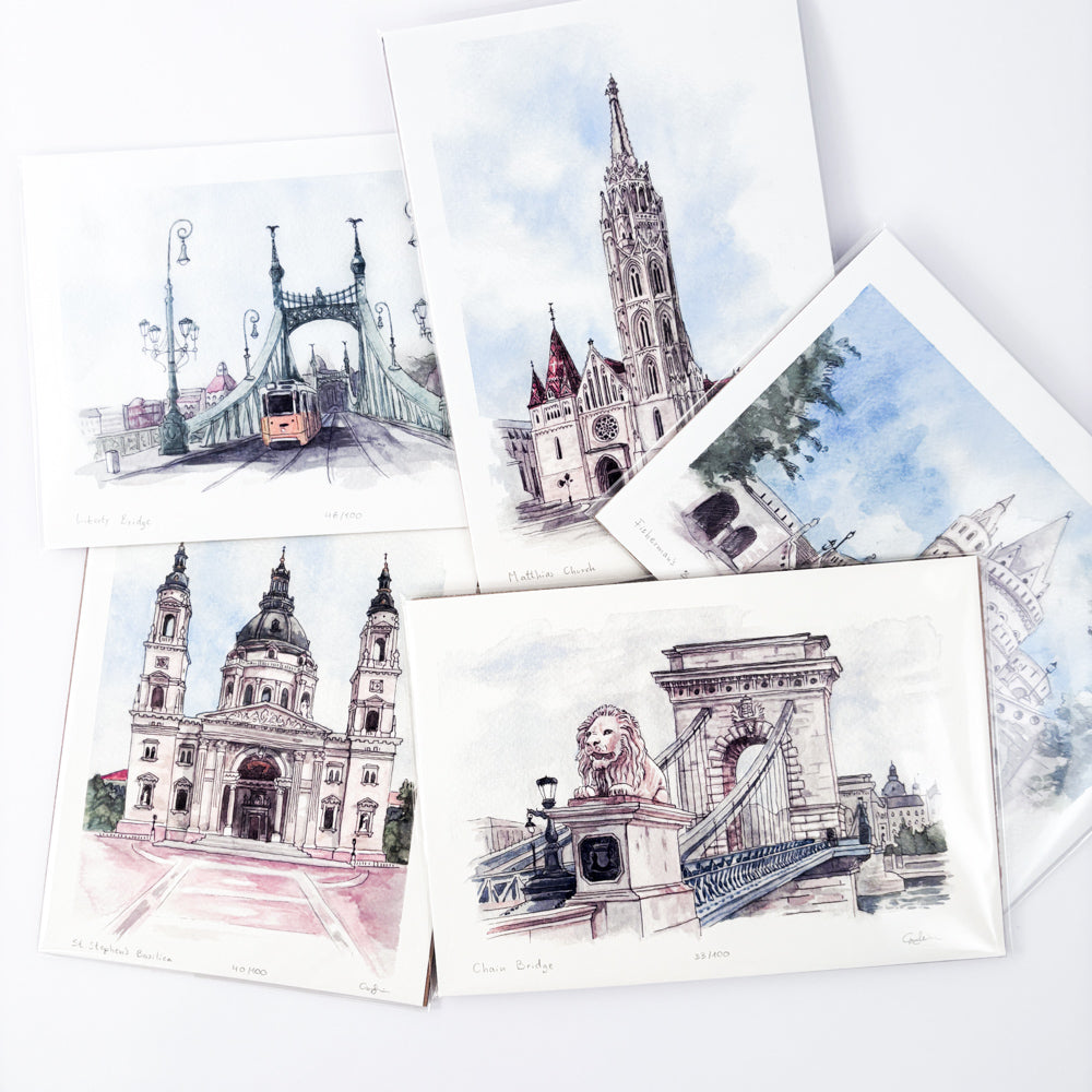 St. Stephen's Basilica - A5 print