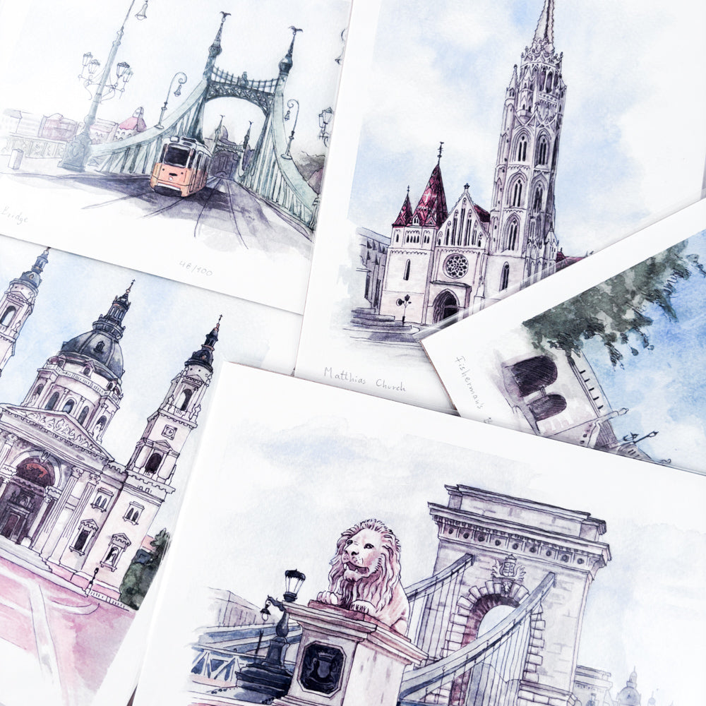 St. Stephen's Basilica - A5 print