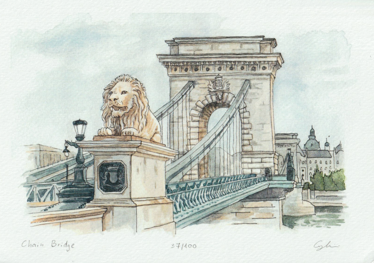 Chain Bridge - A5 print