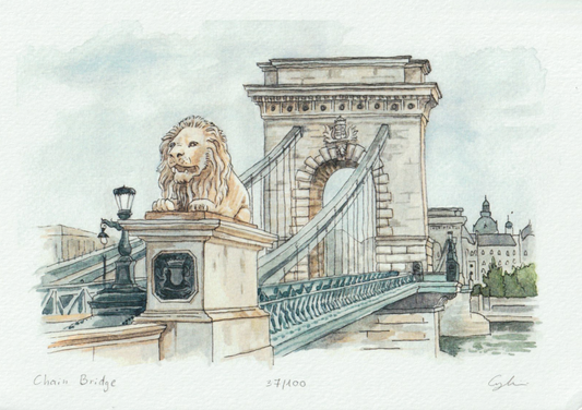Chain Bridge - A5 print