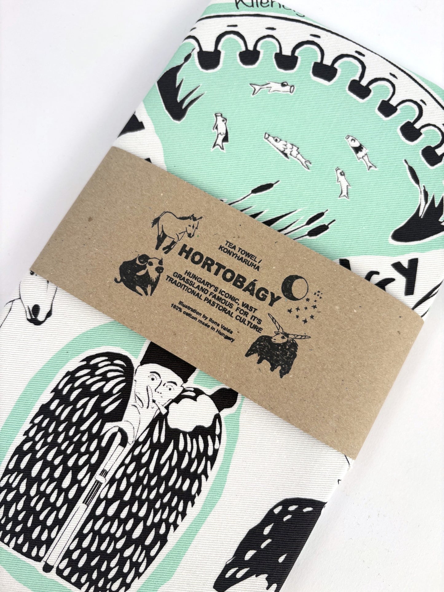 Ilona Vaida x Magma - Hortobágy Tea Towel