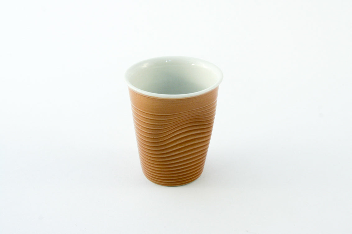 Ceramic 'Creased' Cup