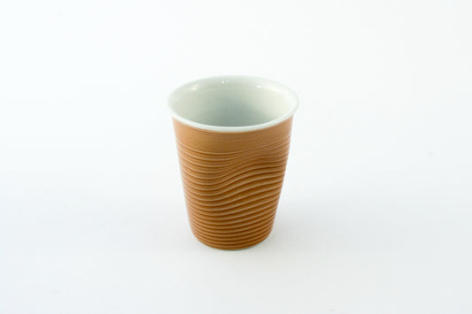 Ceramic 'Creased' Cup