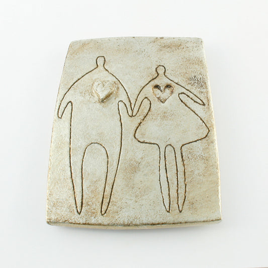 "In love" ceramic decoration