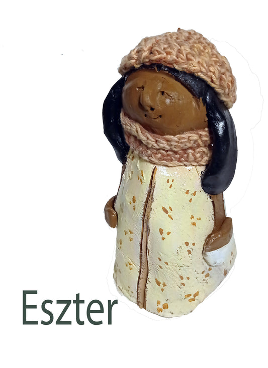 Fireclay figure - Eszter