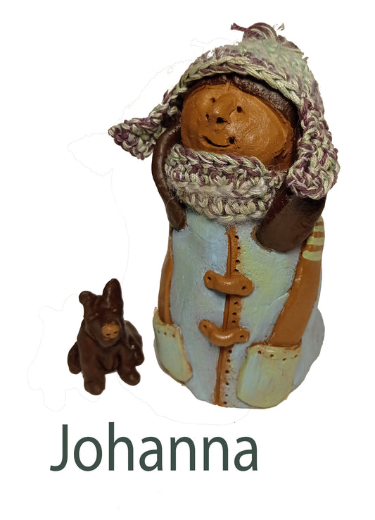 Fireclay figure - Johanna