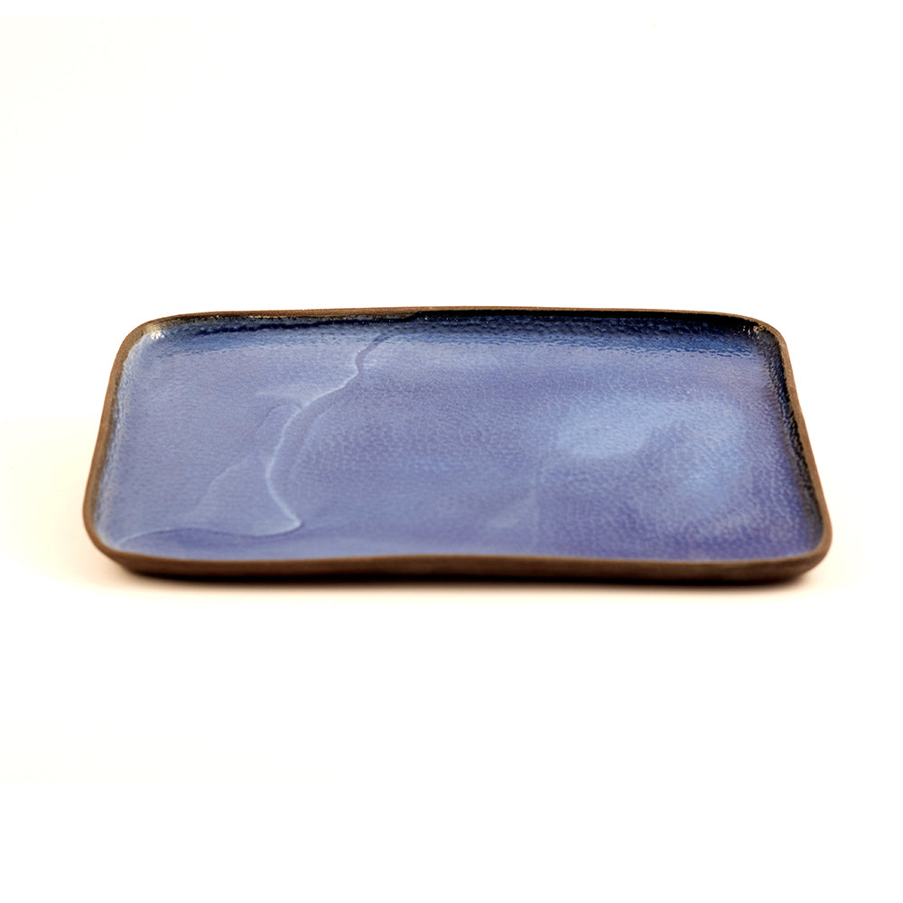 Large ceramic square tray