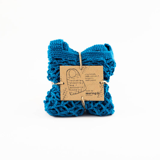 Reusable crochet shopping bag