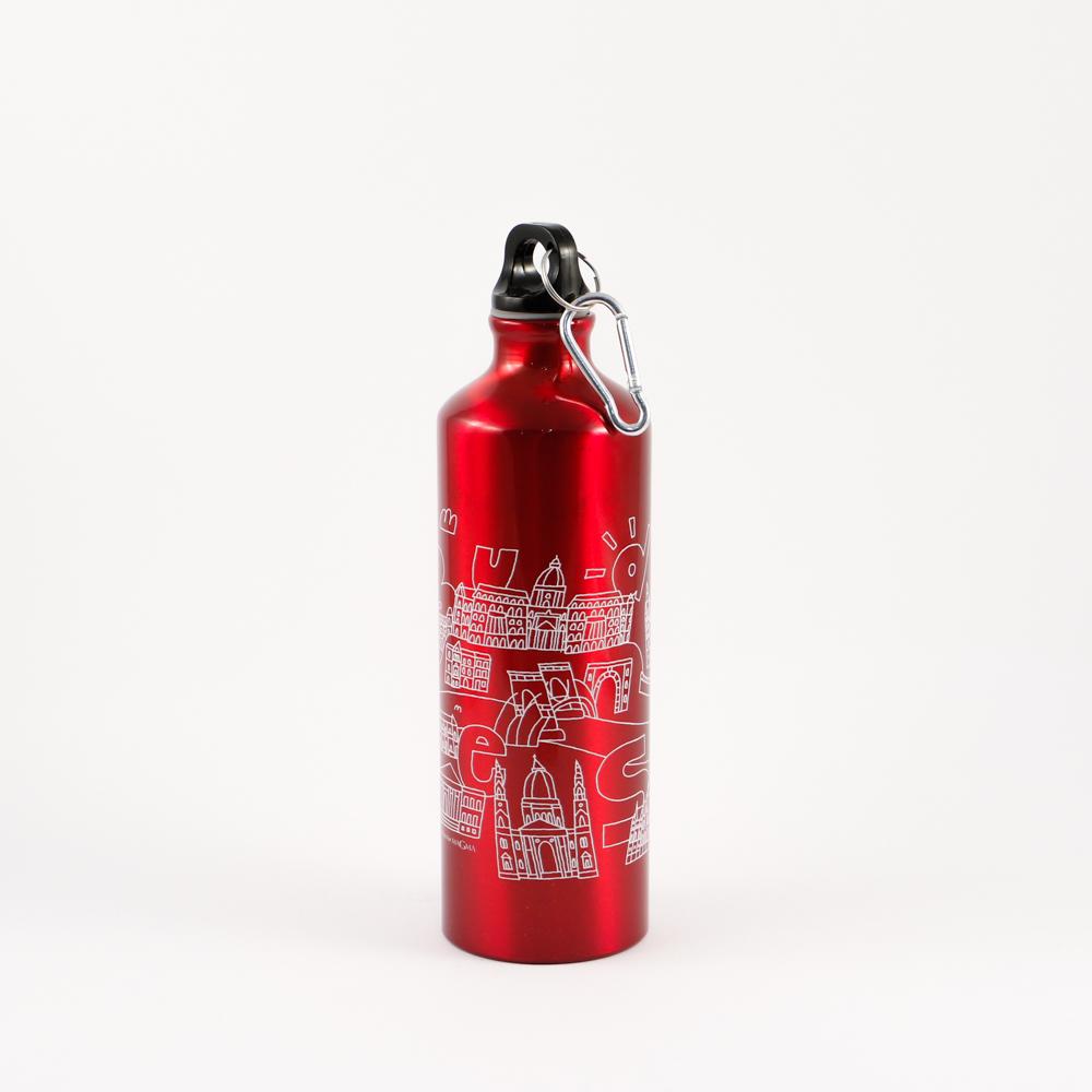 Eszter Kiss x Magma - Budapest waterbottle (red)