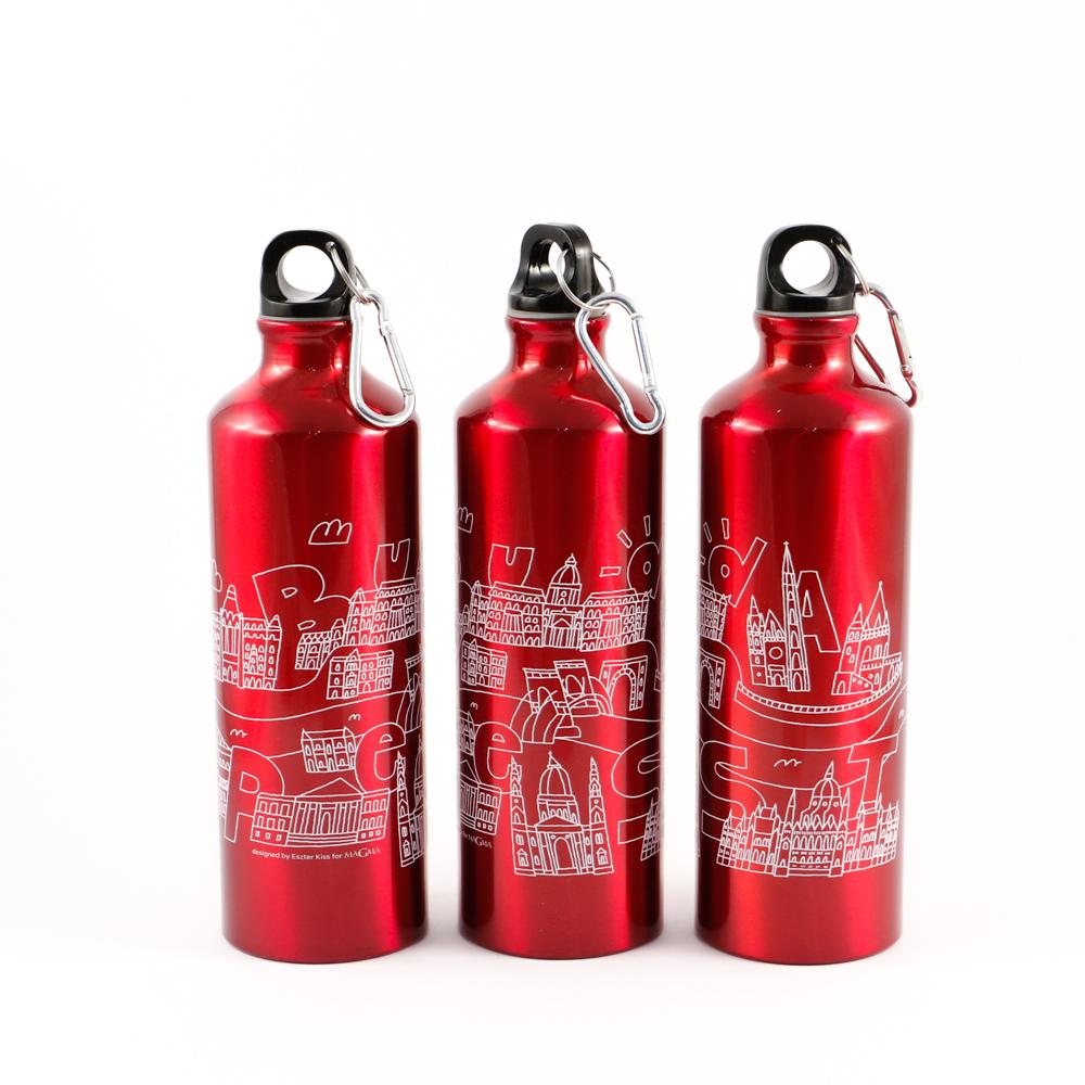 Eszter Kiss x Magma - Budapest waterbottle (red)