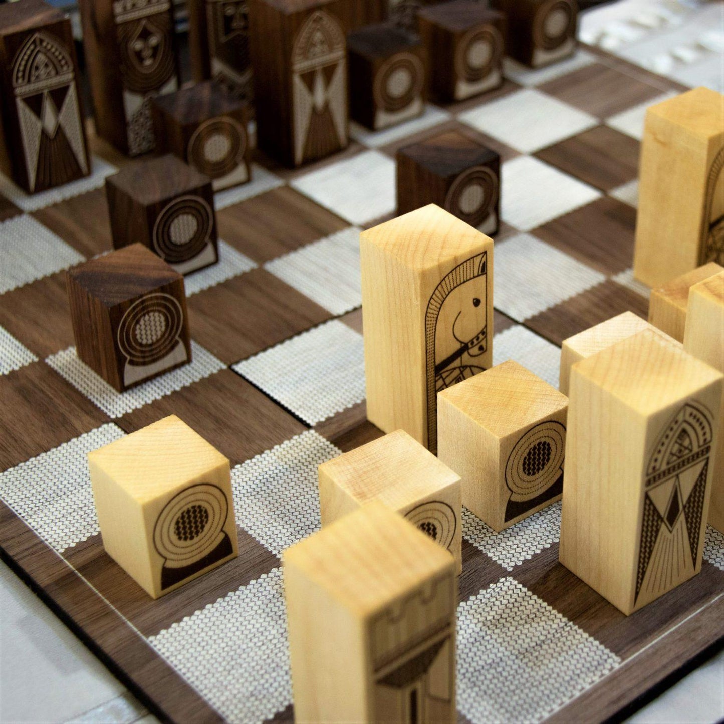 Chess game - limited edition - Magma x Lídia Hajdú