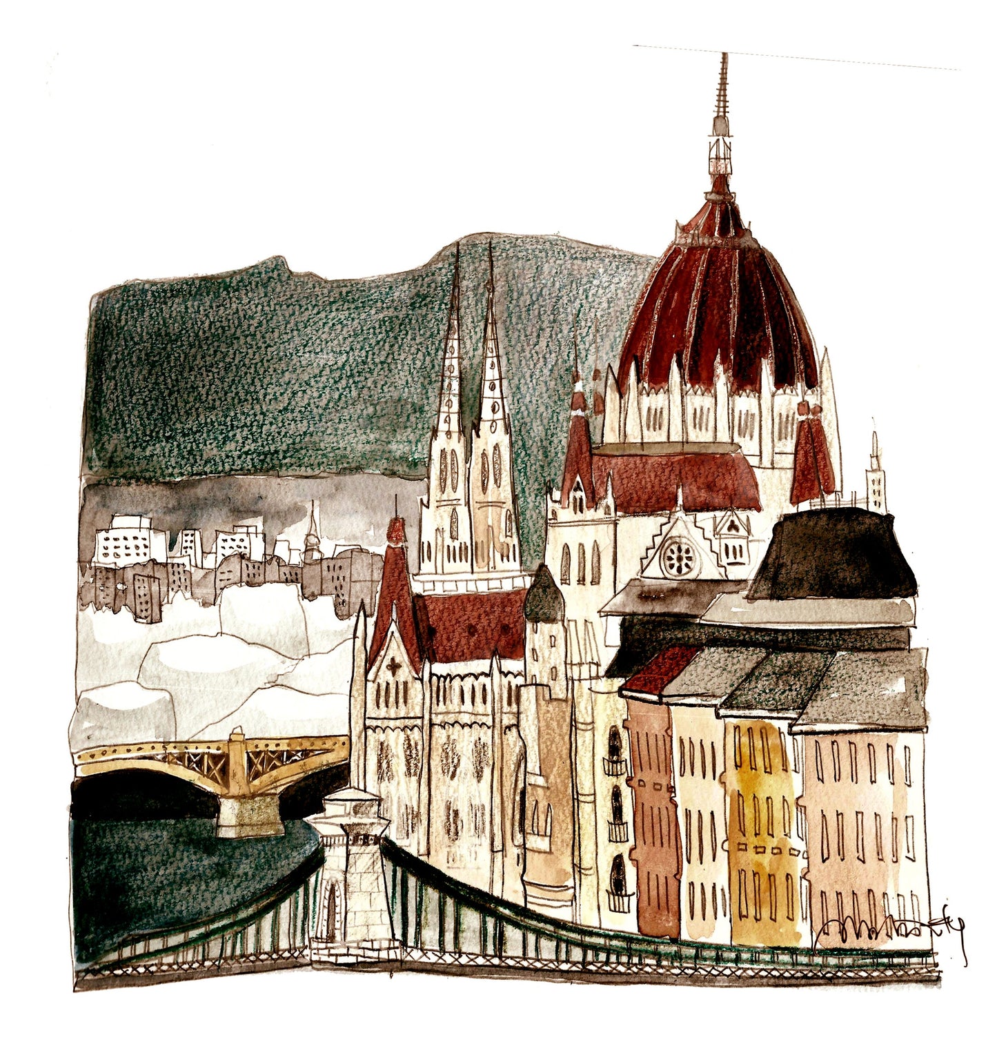 Budapest Print no.1. - Éva Martus